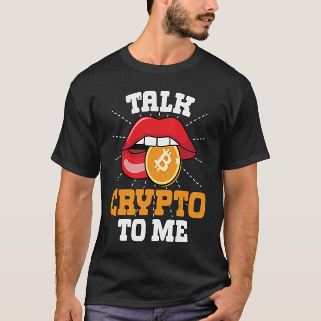 Crypto Trader Cryptocurrency Blockchain Hodl Candl T-Shirt (Front)