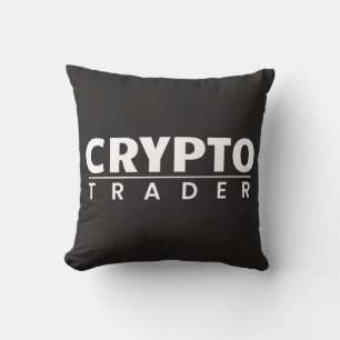 Crypto Trader - Cryptocurrency Trader Throw Pillow