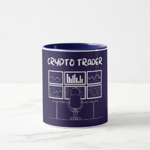 Crypto Trader Funny Logo Mug