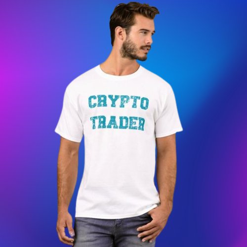 Crypto Trader Grunge T_Shirt