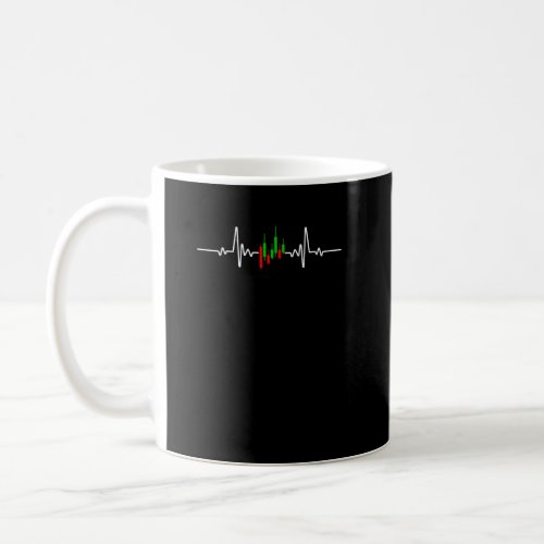 Crypto Trader Heartbeat Forex Stock Exchange  Trad Coffee Mug