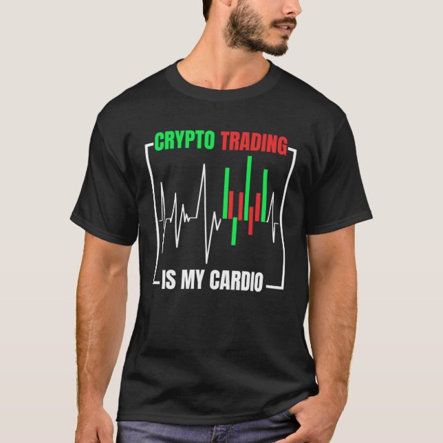 Crypto Trading Cryptocurrency Trader T-Shirt (Front)