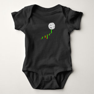  Crypto Trading Hodl Vintage Stock Chart To The Baby Bodysuit