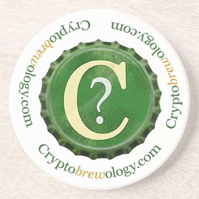 Cryptobrewology Logo Coaster (Front)