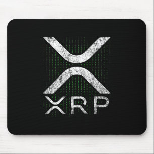 Cryptocurrency Binary Code XRP Hodlers Crypto Meme Mouse Pad