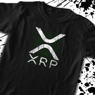 Cryptocurrency Binary Code XRP Hodlers Crypto Meme T-Shirt