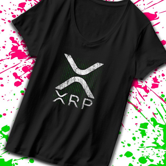 Cryptocurrency Binary Code XRP Hodlers Crypto Meme T-Shirt (Creator Uploaded)