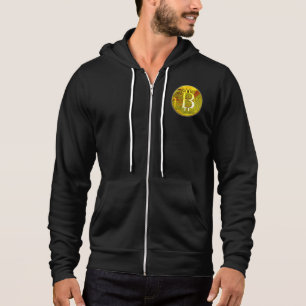 Cryptocurrency Bitcoin and Circuit Board Hoodie