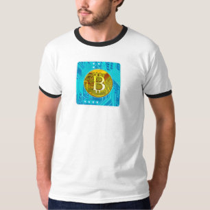 Cryptocurrency Bitcoin & Chip T-Shirt