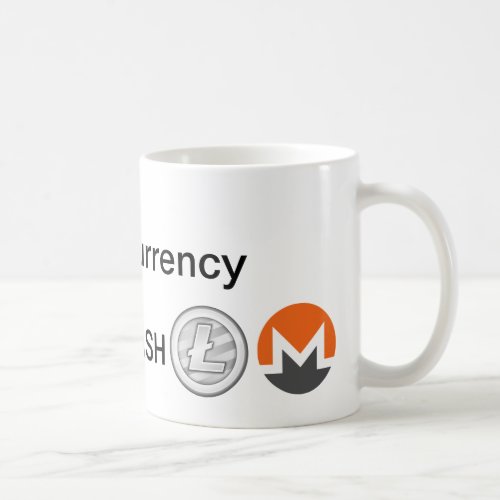 Cryptocurrency Bitcoin Ethereum Litecoin Mug