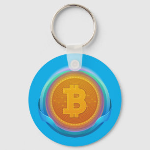 CRYPTOCURRENCY BITCOIN KEYCHAIN
