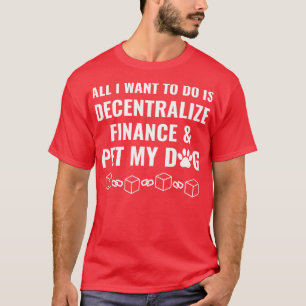 Cryptocurrency Blockchain Ether ETH Decentralize F T-Shirt