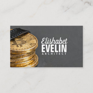 Cryptocurrency Concept Art Business Card