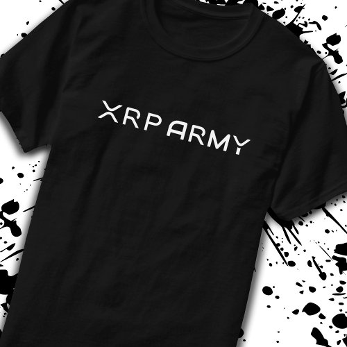 Cryptocurrency Meme XRP Army Quote Hodl Crypto T_Shirt