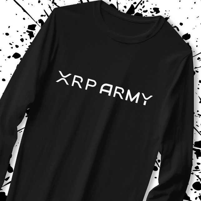 Cryptocurrency Meme XRP Army Quote Hodl Crypto T-Shirt (Creator Uploaded)