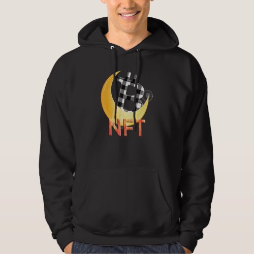 Cryptocurrency Nft Buffalo Plaid Goes To The Moon  Hoodie