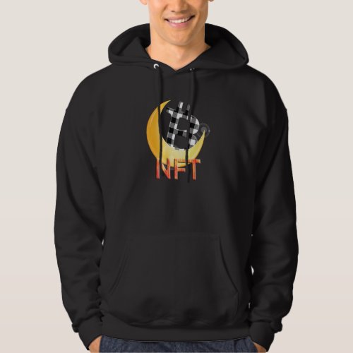 Cryptocurrency Nft Buffalo Plaid Goes To The Moon  Hoodie