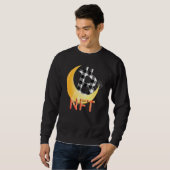 Cryptocurrency Nft Buffalo Plaid Goes To The Moon  Sweatshirt (Front Full)