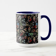 Cryptocurrency Rainbow Colorful Pattern