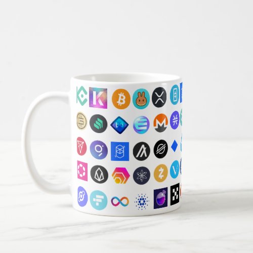 Cryptocurrency Rainbow Mug