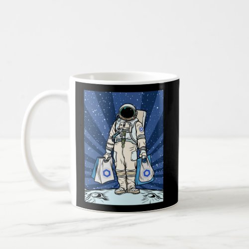 Cryptocurrency Talk  Chainlink To The Moon Space M Coffee Mug