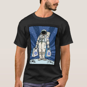 Cryptocurrency Talk Chainlink To The Moon Space M T-Shirt