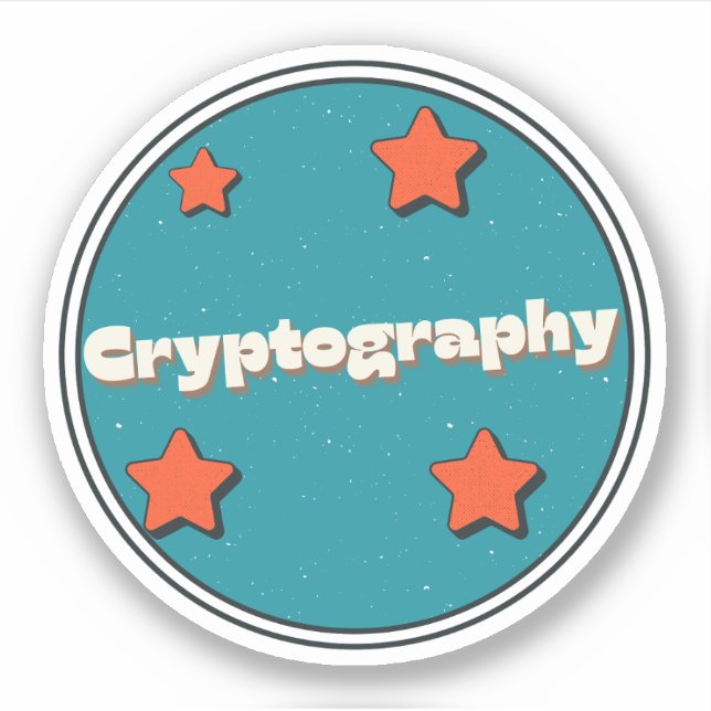 Cryptography Sticker (Front)