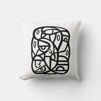 Cryptotem.v1 Throw Pillow
