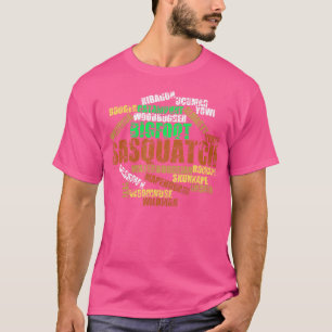 Cryptozoology Bigfoot Sasquatch Cryptid Skunk Ape T-Shirt