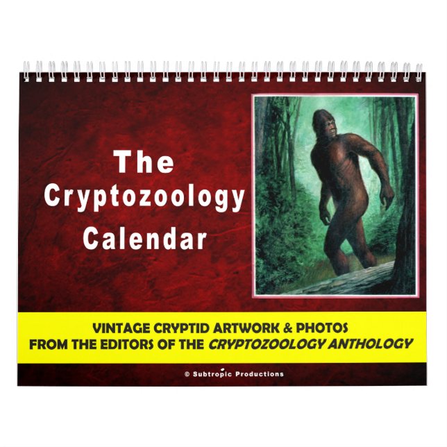 CRYPTOZOOLOGY CALENDAR (Cover)