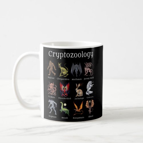 Cryptozoology Cryptid Creatures Fantasy Mythical M Coffee Mug