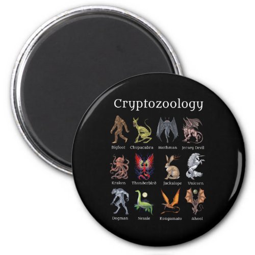 Cryptozoology Cryptid Creatures Magnet