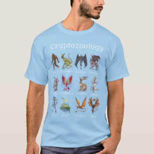 Cryptozoology Cryptid Creatures T-Shirt