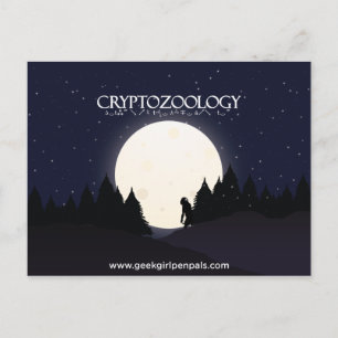 Cryptozoology Postcard