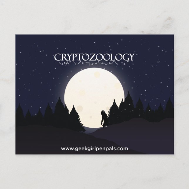 Cryptozoology Postcard (Front)