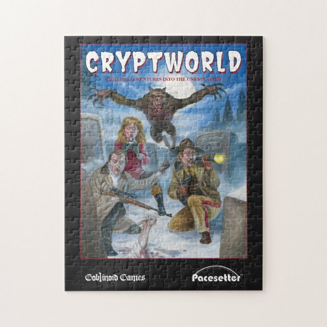 CRYPTWORLD game cover 10x14 Puzzle (Vertical)