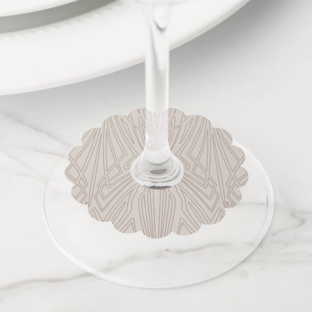 Crystal 1 wine glass tag (Close Up)