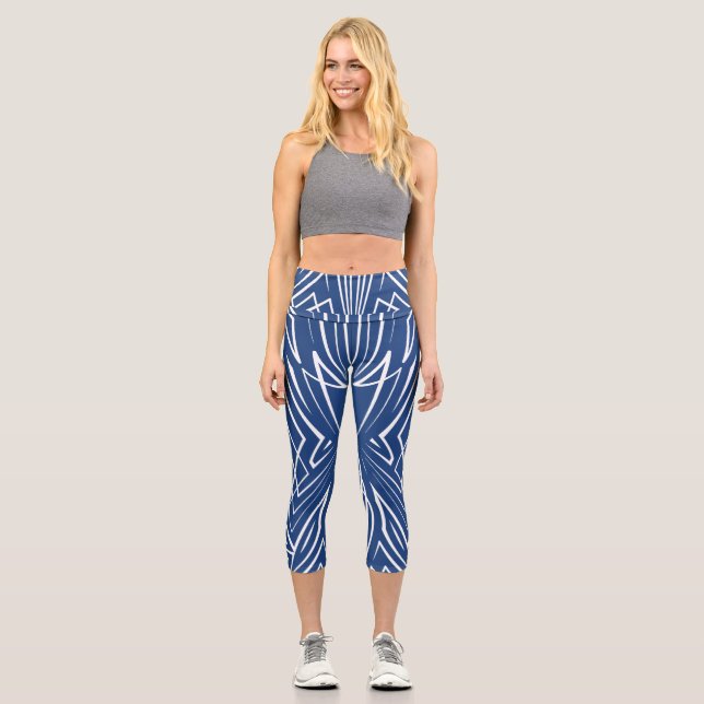 Crystal 2 capri leggings (Front)