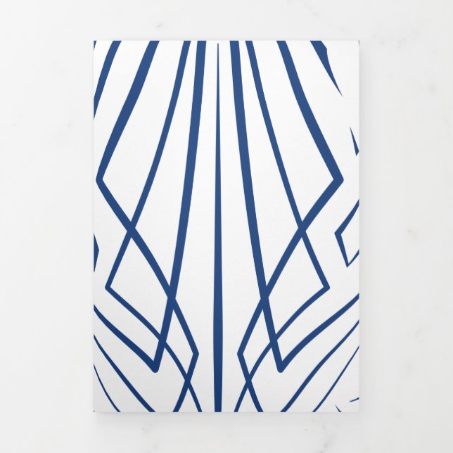 Crystal 3 Tri-Fold holiday card (Cover)