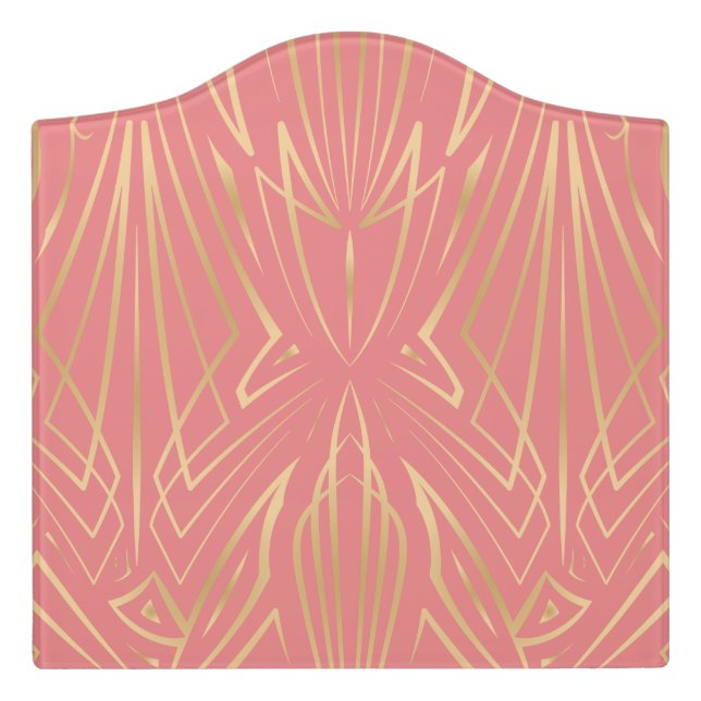 Crystal 9 door sign (Large Crest Front)