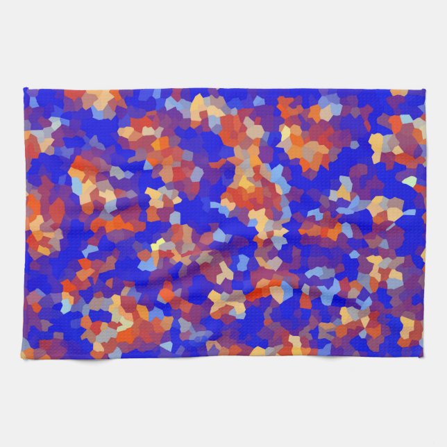 Crystal Abstract Pattern Kitchen Towel (Horizontal)