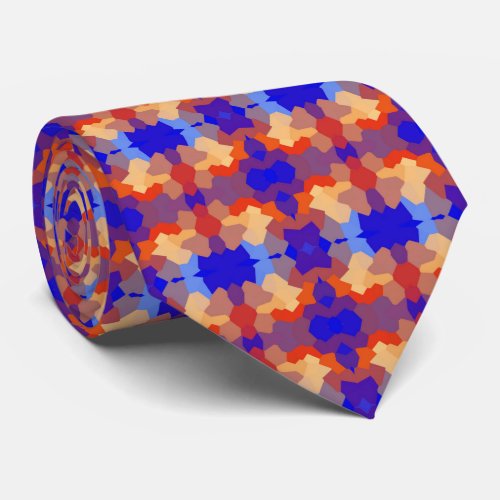 Crystal Abstract Pattern Neck Tie
