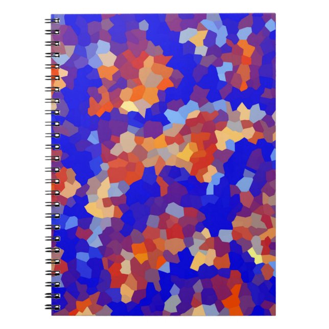 Crystal Abstract Pattern Notebook (Front)