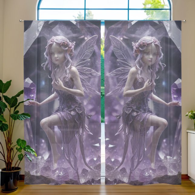 Crystal Amethyst Magic Fairy Curtains (Living Room)