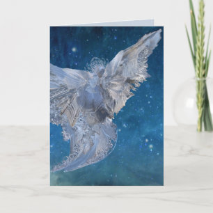 Crystal Angel (close) Holiday Card
