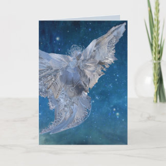Crystal Angel (close) Holiday Card