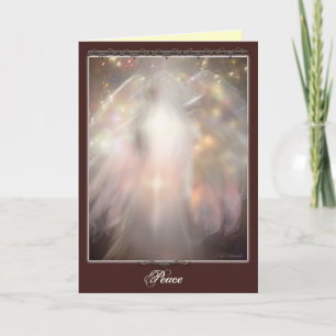 crystal angel holiday card