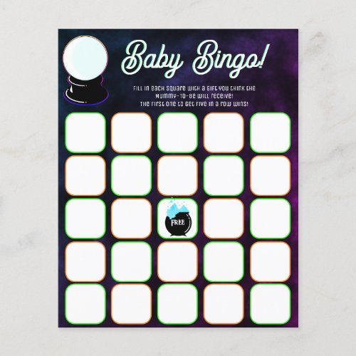 Crystal Ball Baby Bingo