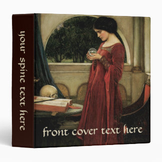 Crystal Ball by John William Waterhouse 3 Ring Binder