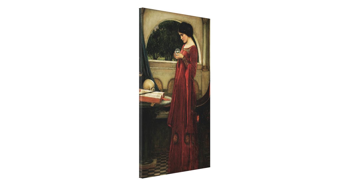 Classic Art Print John Waterhouse A Sorceress CRYSTAL BALL Magic Witch Wiccan